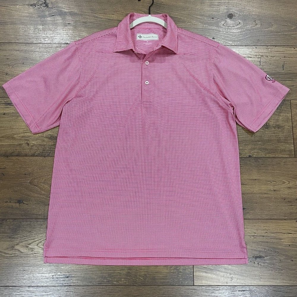 Pink Vineyard Vines Men's Polo Shirt